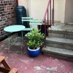 Courtyard before patio paving landscaping North Lancashire & South Cumbria