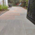 New patio paving landscaping seating area North Lancashire & South Cumbria